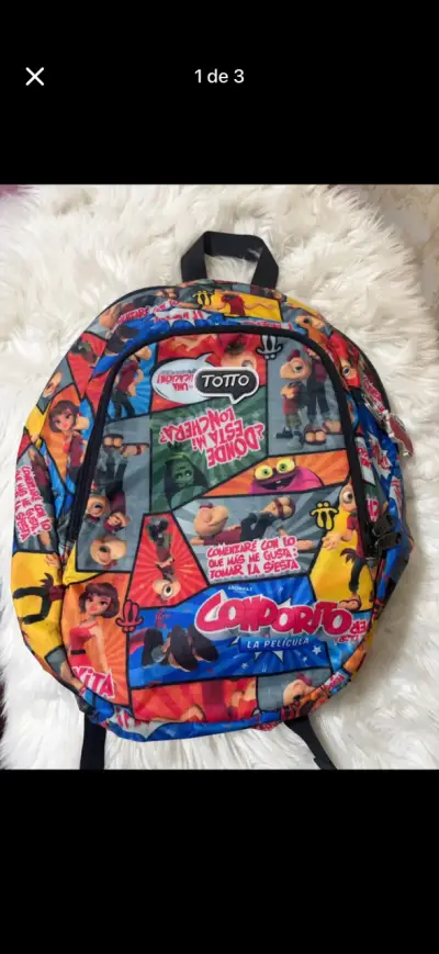 Mochila Totto Condorito colorida - miniatura 1