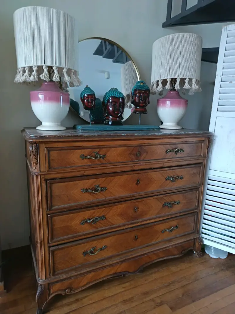 Cómoda de madera vintage - 1