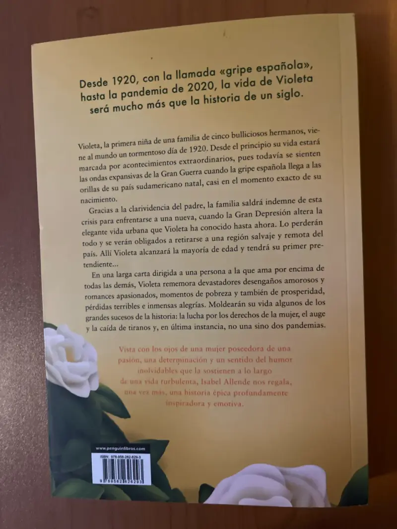 Libro 'Violeta' de Isabel Allende - 2