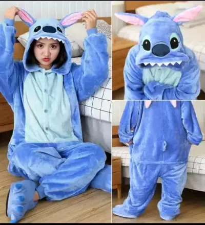 Pijama enterizo Stitch azul - miniatura 1