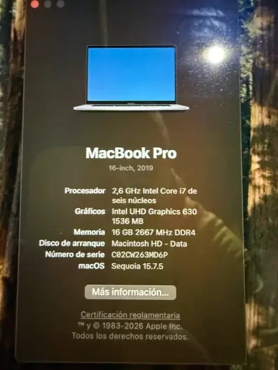 Macbook pro 2019 16 pulgadas touchbar - miniatura 4