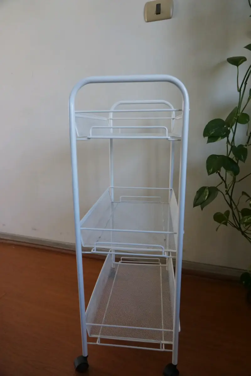 Carrito organizador blanco 3 niveles - 2