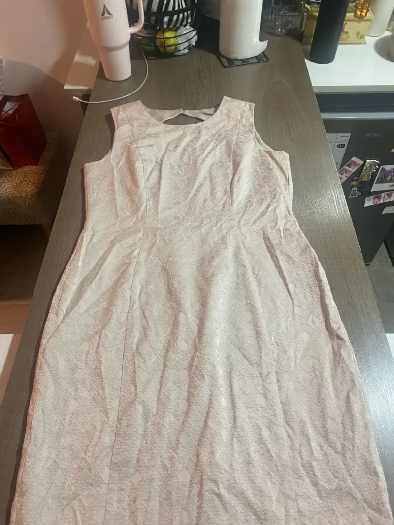 Vestido sin mangas rosa palo - 2