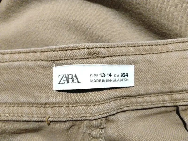 Pantalones beige de tela gruesa - 3