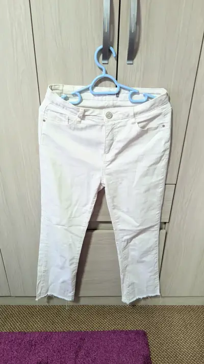 Pantalones Barbados Blancos Talla 40 - miniatura 1