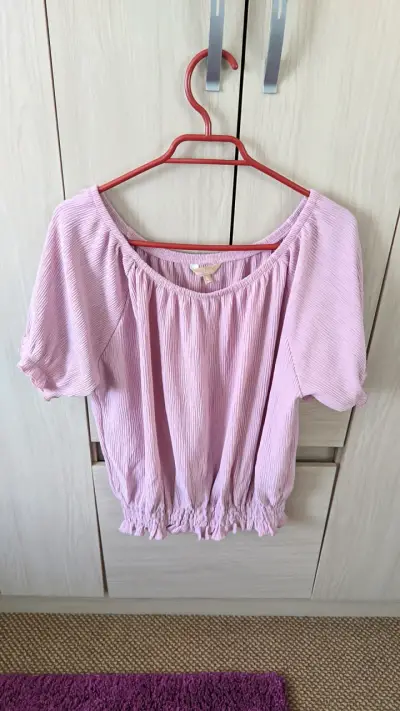 Blusa rosa pisada L - miniatura 1