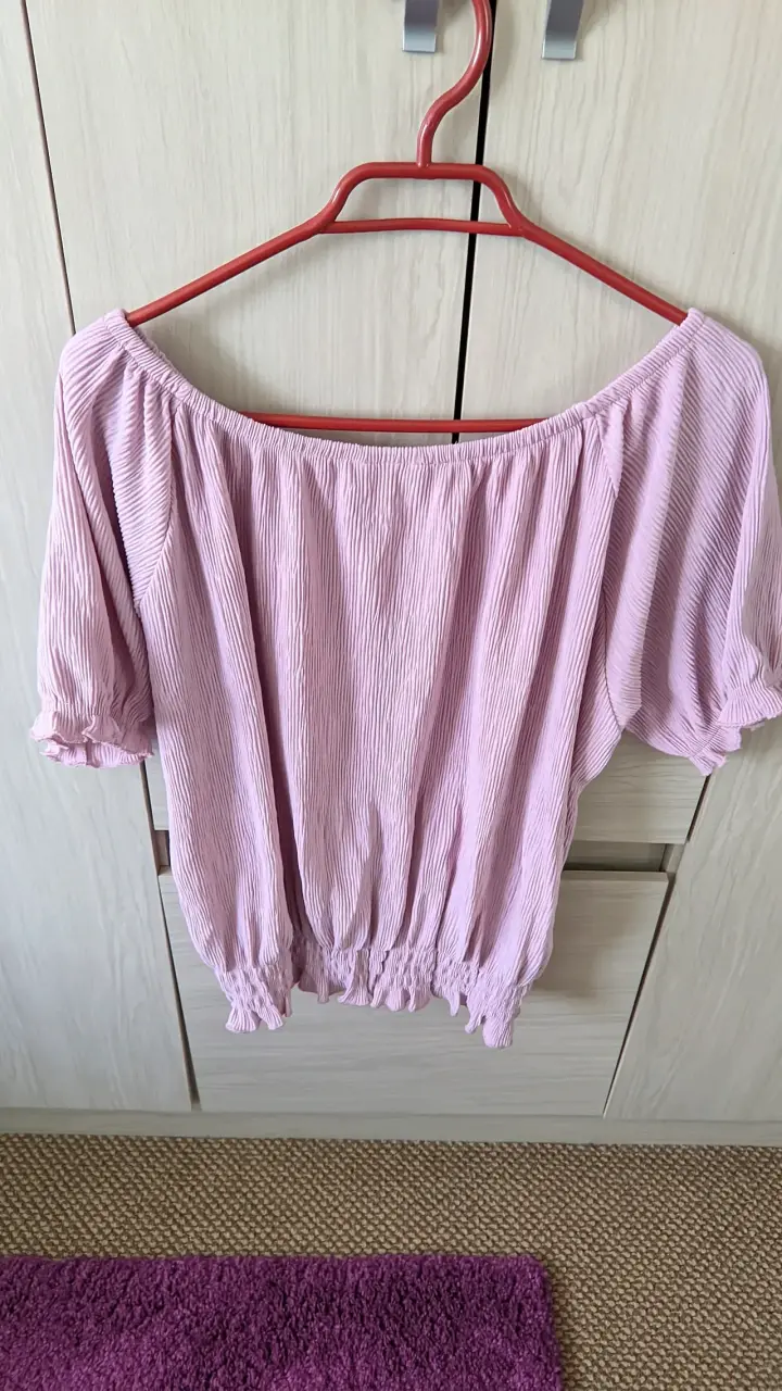 Blusa rosa pisada L - 2