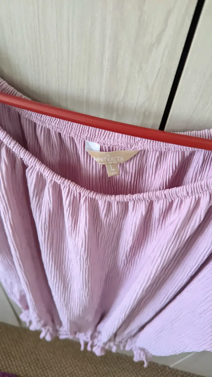 Blusa rosa pisada L - 3