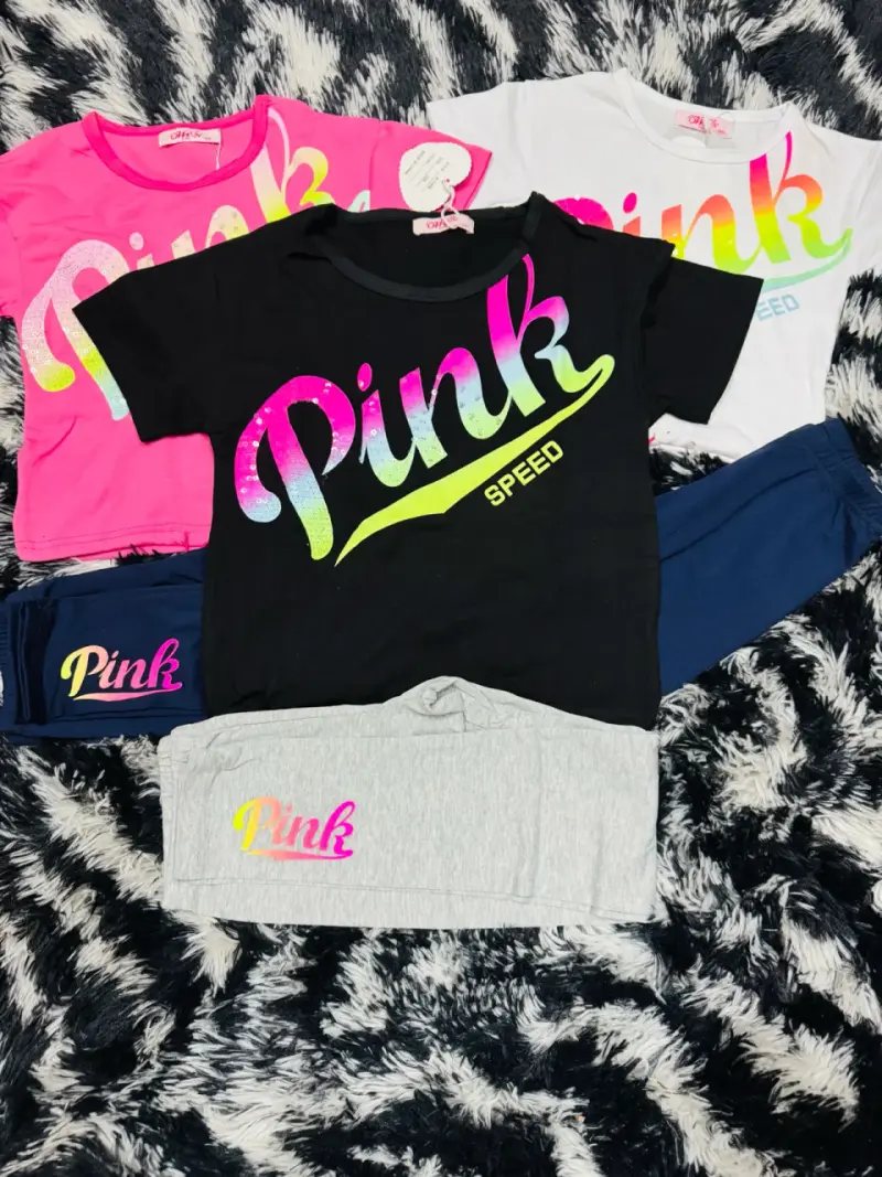 Conjunto infantil Pink Speed - 1