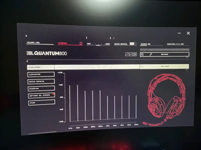 Auriculares JBL quantum 800 - 3
