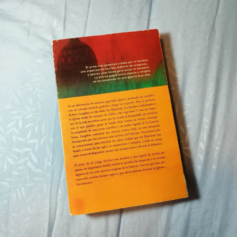 Libro "Ángeles y Demonios" - Dan Brown - 2