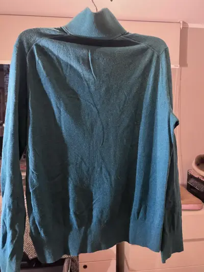 Sweater de media cremallera verde - miniatura 2