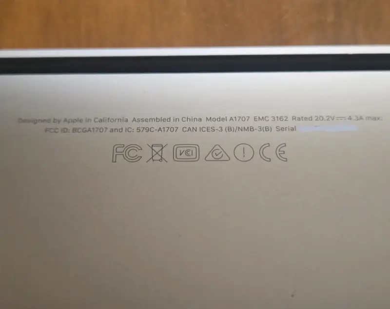 Macbook Pro 15 Pulgadas (2017) 16gb Ram 512gb Ssd - 5