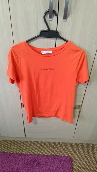 Polera Naranja Mango L - miniatura 1