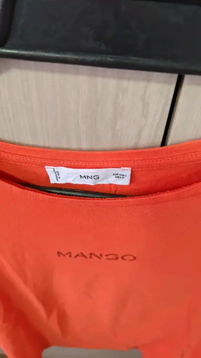 Polera Naranja Mango L - miniatura 3
