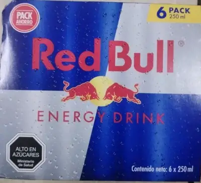 Red Bull pack de 6 latas - miniatura 1