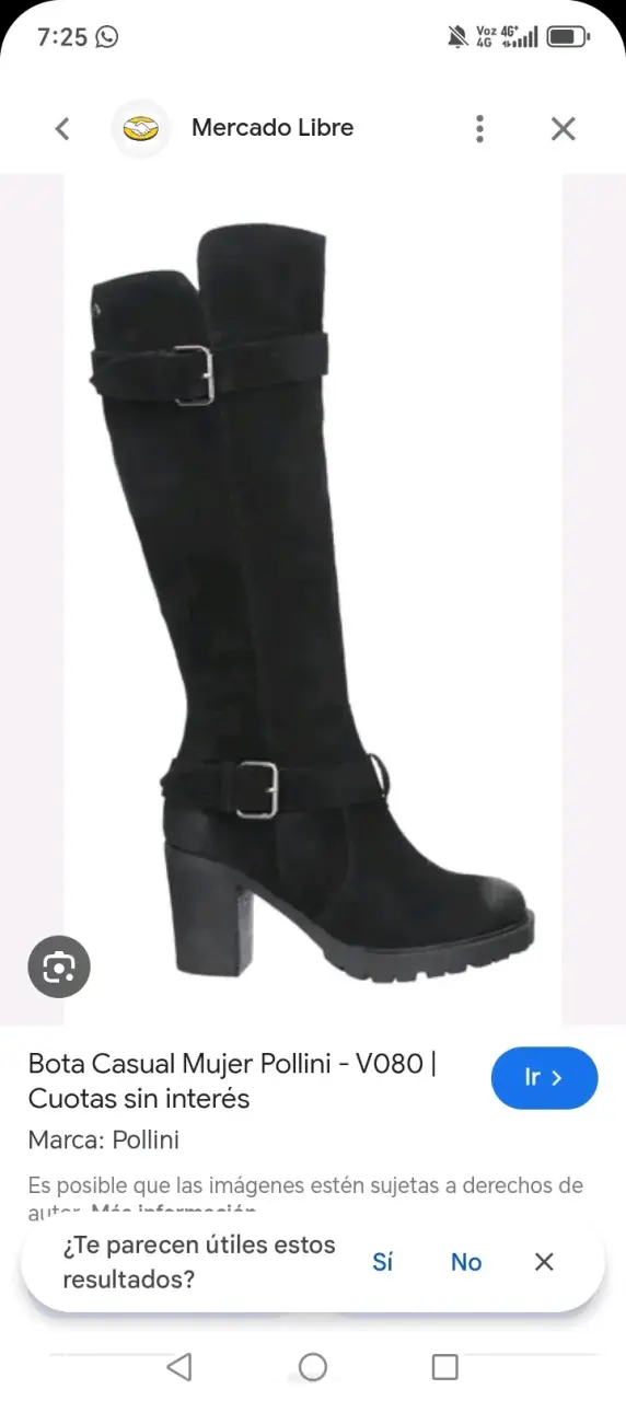 Botas altas negras Pollini 38 - 1