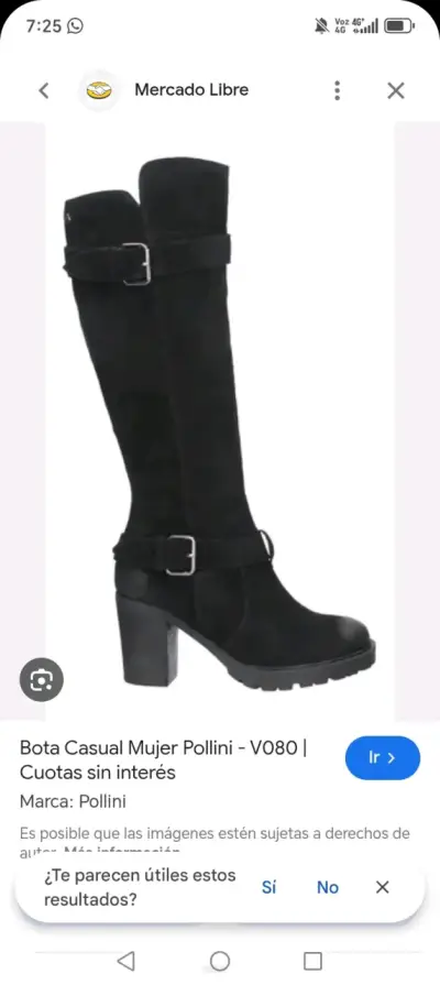 Botas altas negras Pollini 38 - miniatura 1