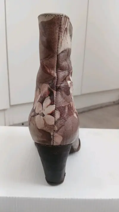 Botines de cuero florales - miniatura 6
