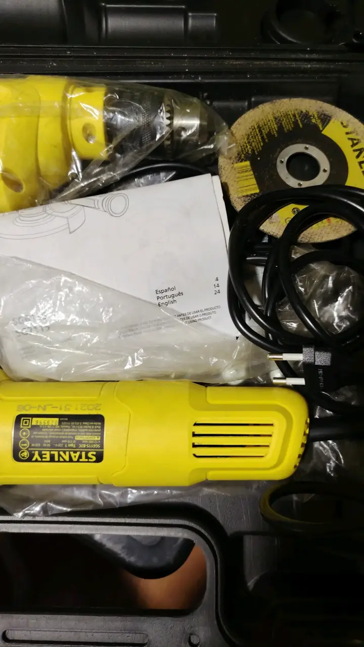 Taladro Stanley amarillo - 1