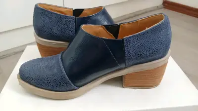 Botines de cuero azul - miniatura 3