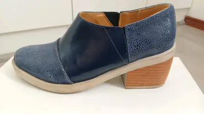 Botines de cuero azul - miniatura 5