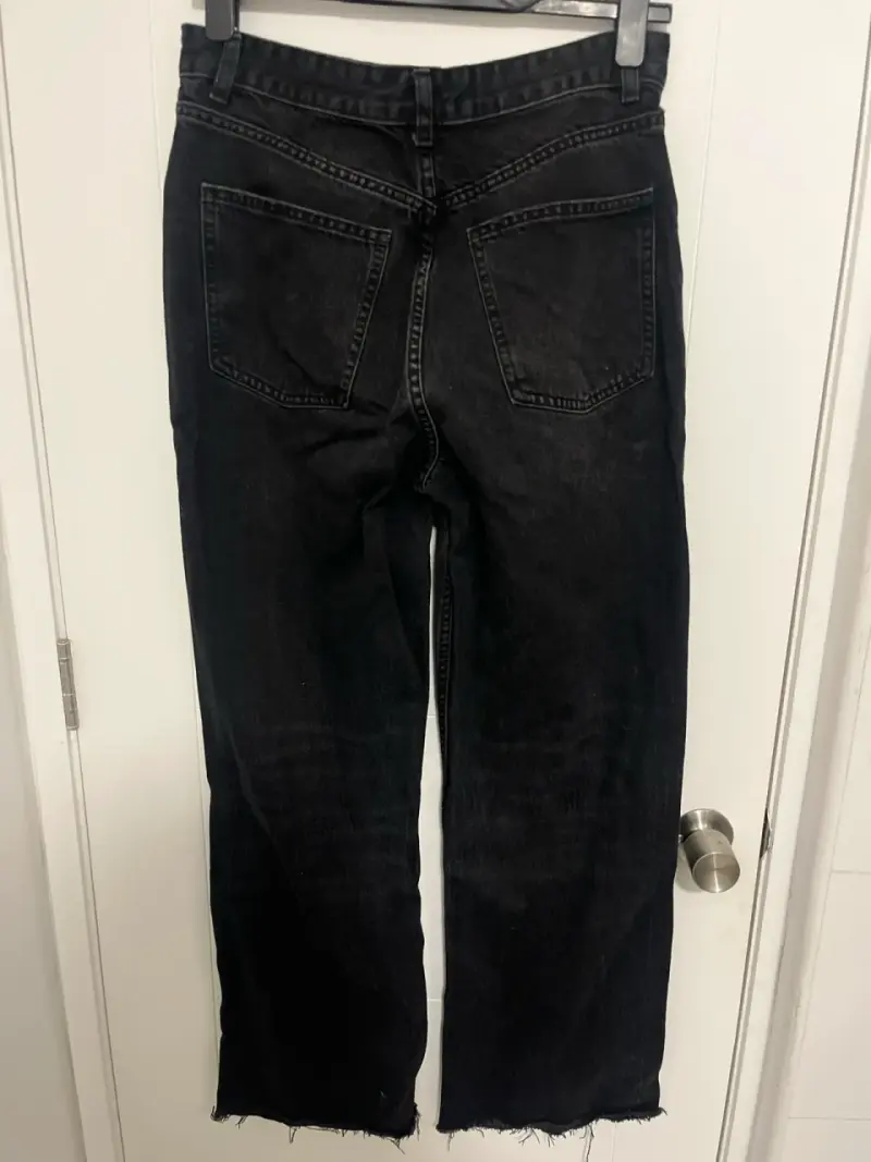 Jeans negros rectos Zara - 2