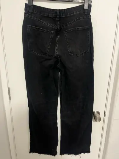 Jeans negros rectos Zara - miniatura 2
