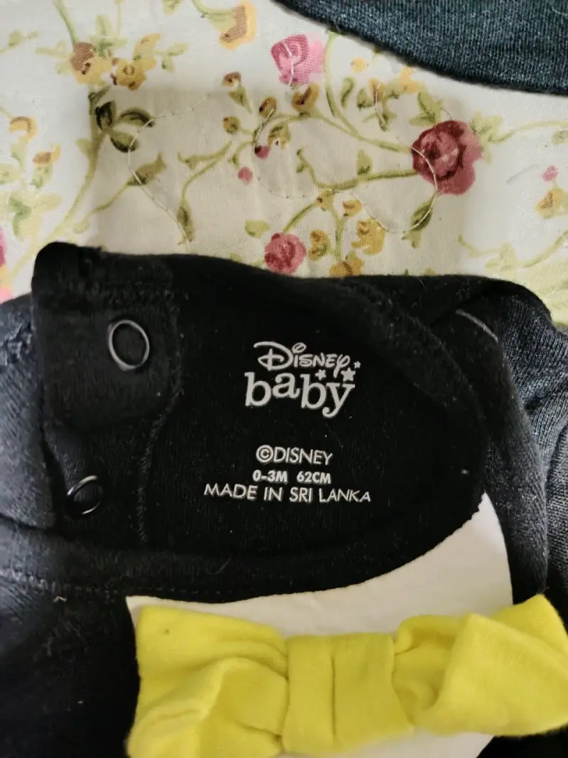 Body Disney Baby 0-3M negro - 1