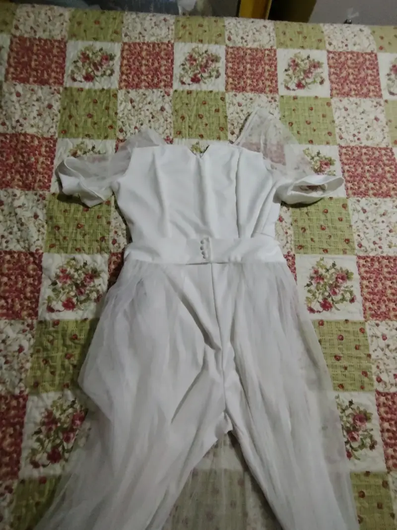 Vestido de novia blanco elegante - 2