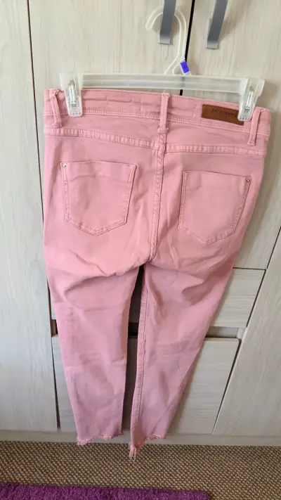 Jeans Rosados Americano Skinny 38 - miniatura 2