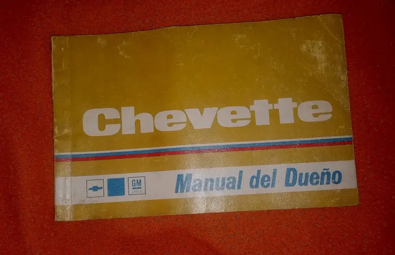 Manual - bitácora chevrolet Chevette - 1