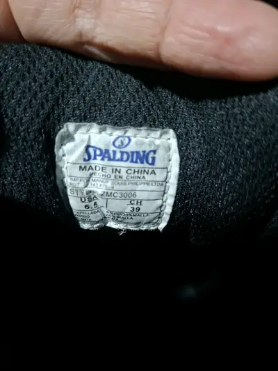 Botas de senderismo negras Spalding - miniatura 4