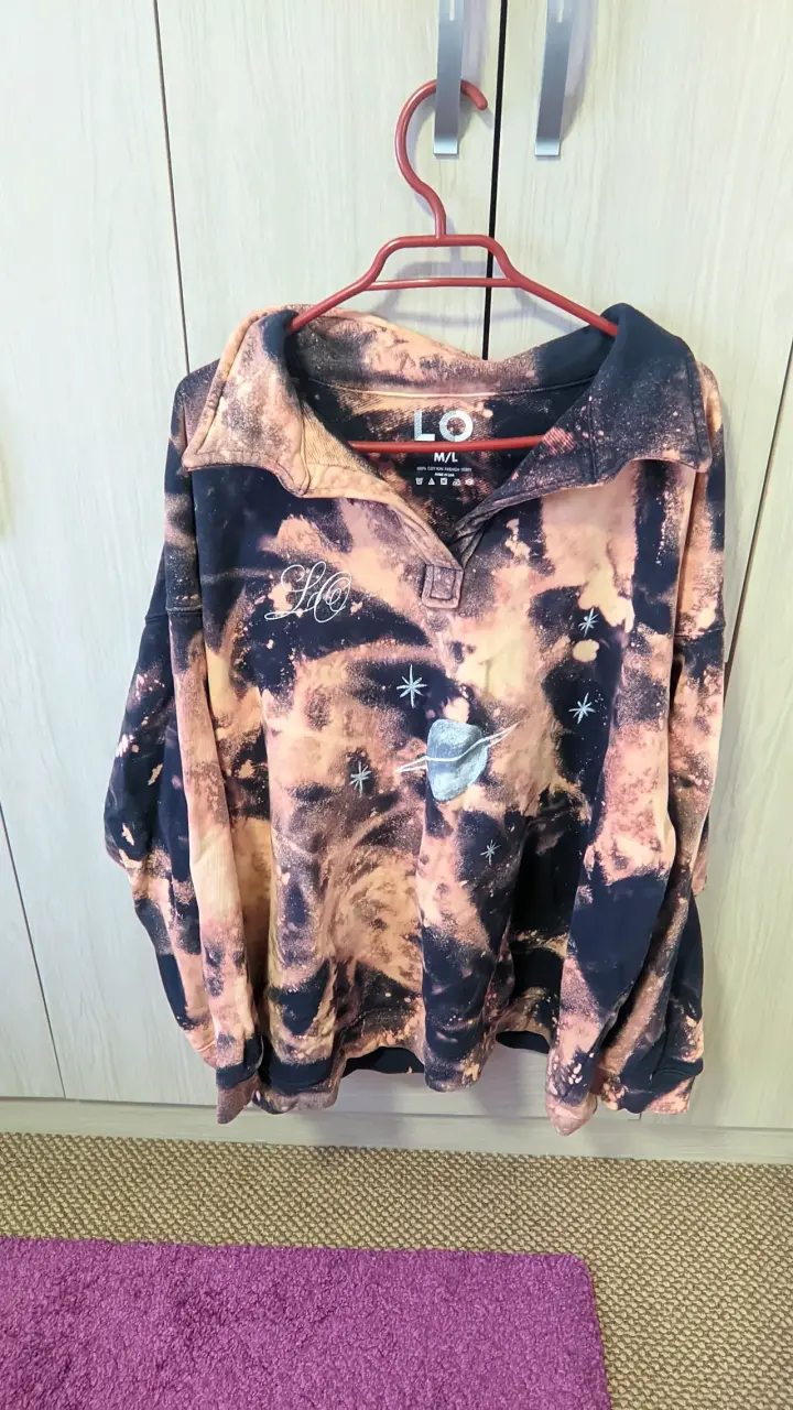 Polerón Estampado Mujer M/L Oversize - 1