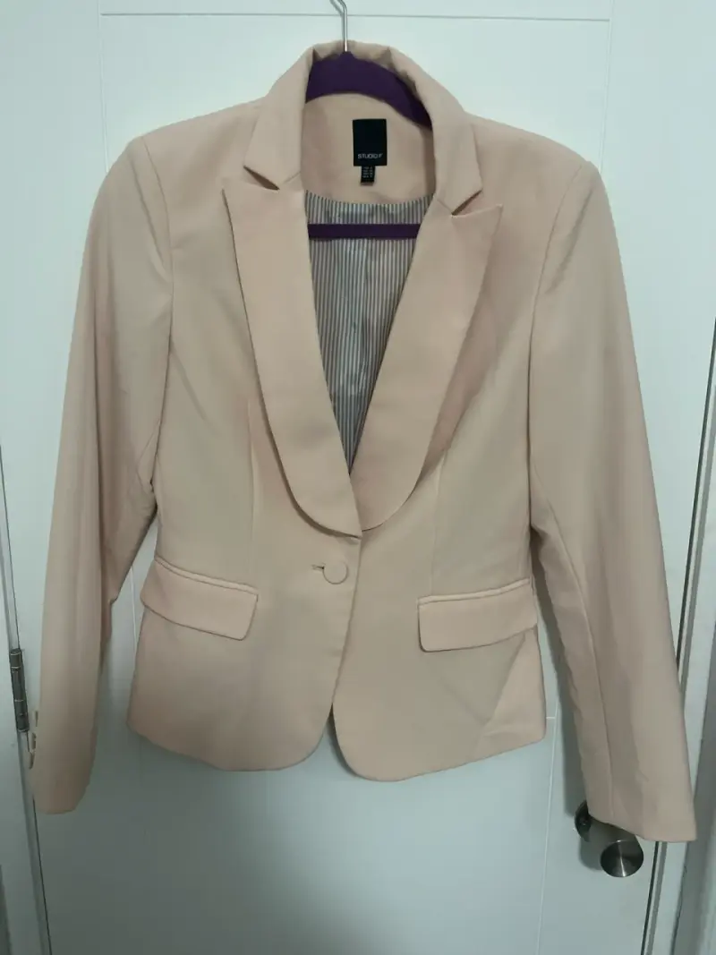 Blazer beige para mujer - 1