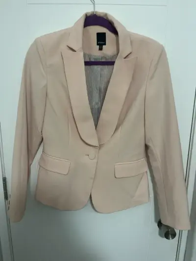 Blazer beige para mujer - miniatura 1