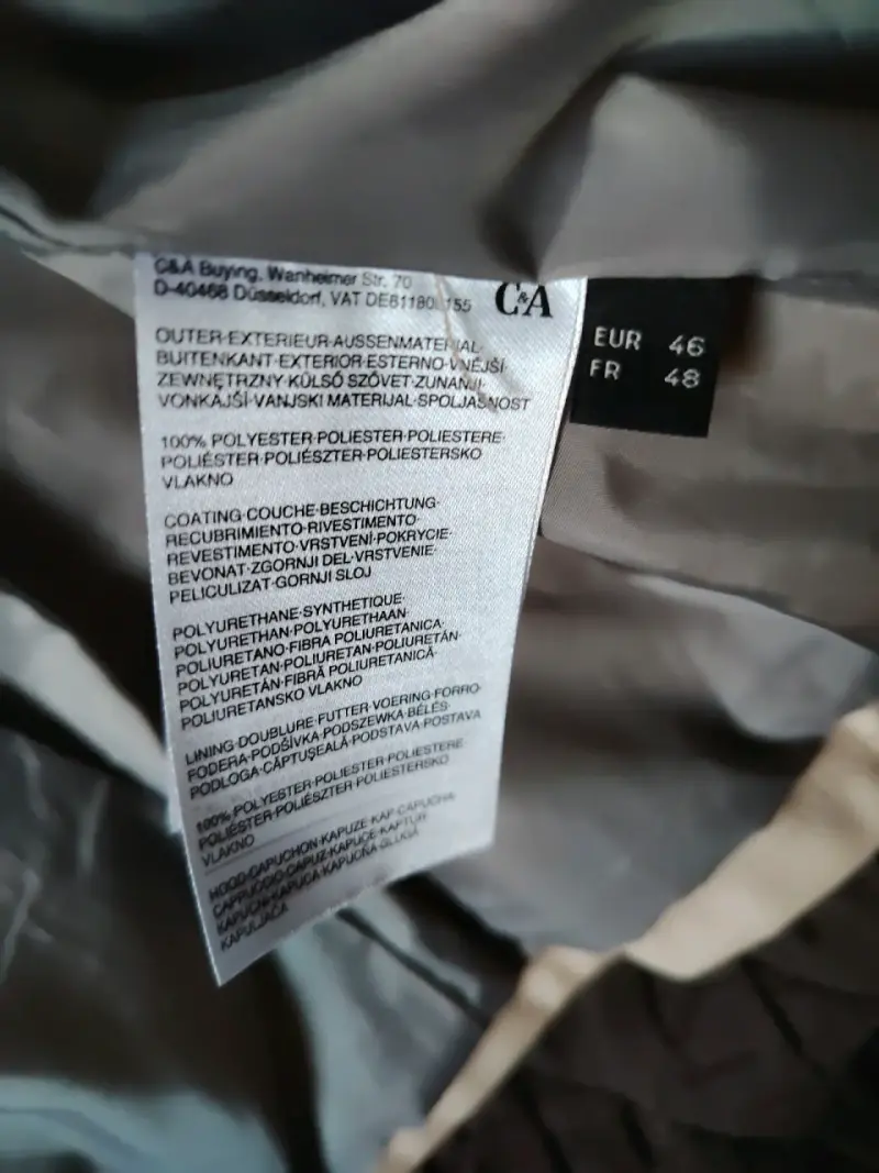 Chaqueta beige con cierre - 5