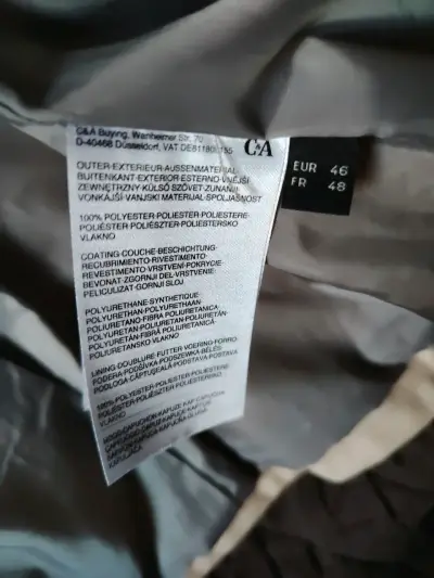 Chaqueta beige con cierre - miniatura 5