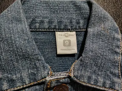 Chaqueta de mezclilla Mini Blue - miniatura 1