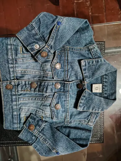 Chaqueta de mezclilla Mini Blue - miniatura 4