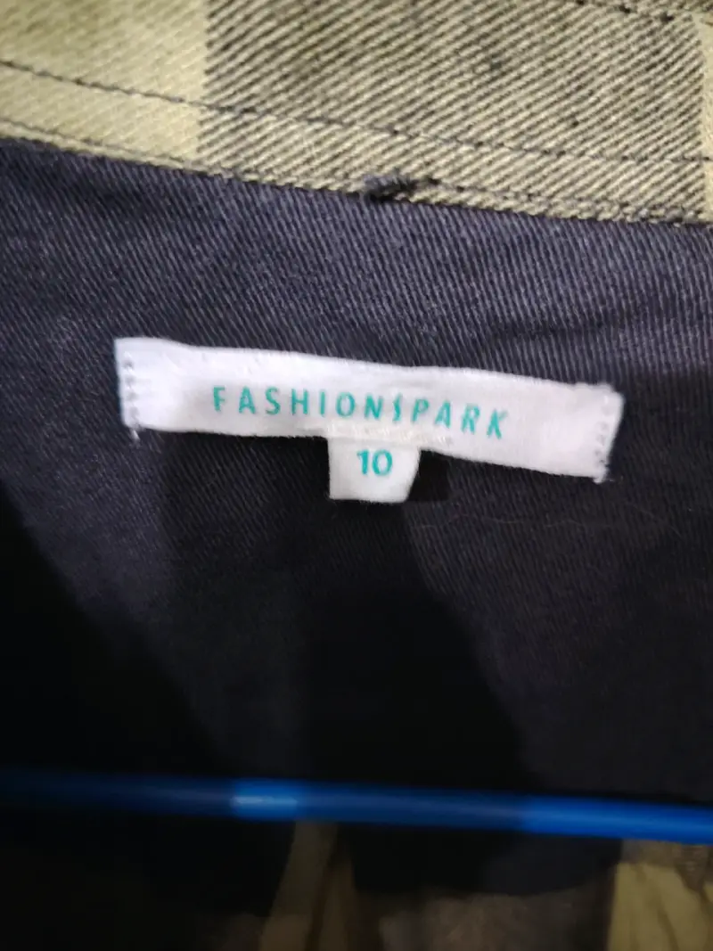Camisa a cuadros FashionPark verde - 2