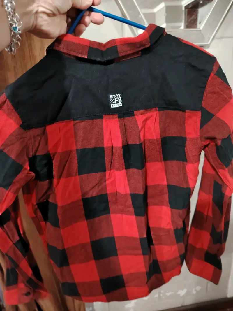 Camisa a cuadros FashionPark verde - 6