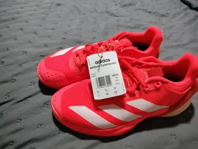 Zapatillas Adidas Cybersonic 5 para arcilla Rojo - miniatura 4