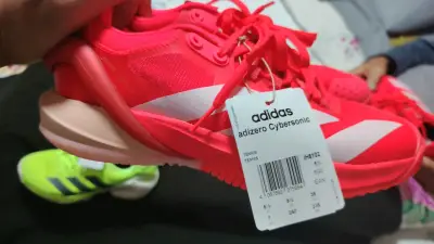 Zapatillas Adidas Cybersonic 5 para arcilla Rojo - miniatura 5