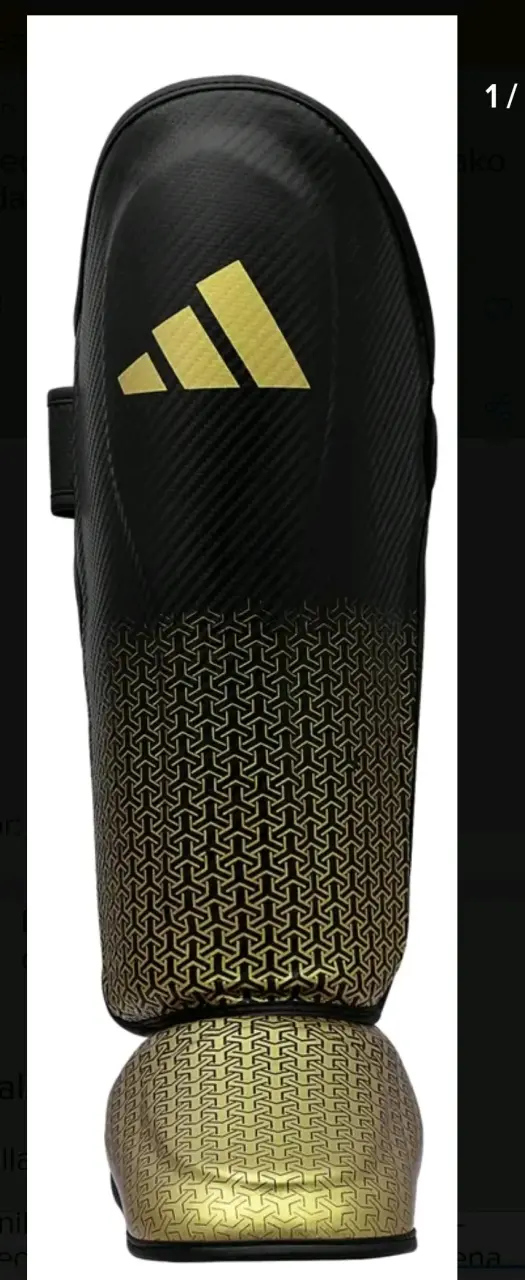 Espinilleras kickboxing adidas talla L - 2