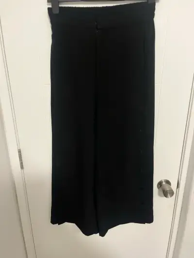 Pantalón negro amplio mujer - miniatura 1