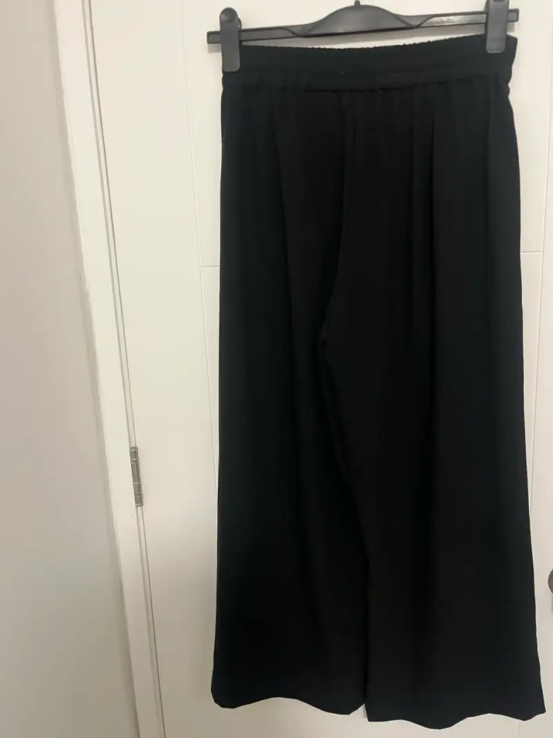 Pantalón negro amplio mujer - 2