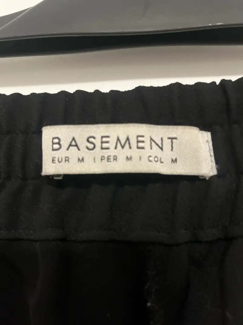 Pantalón negro amplio mujer - 3