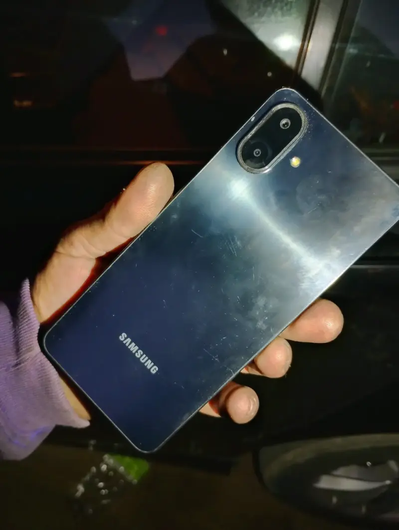 Smartphone Samsung azul