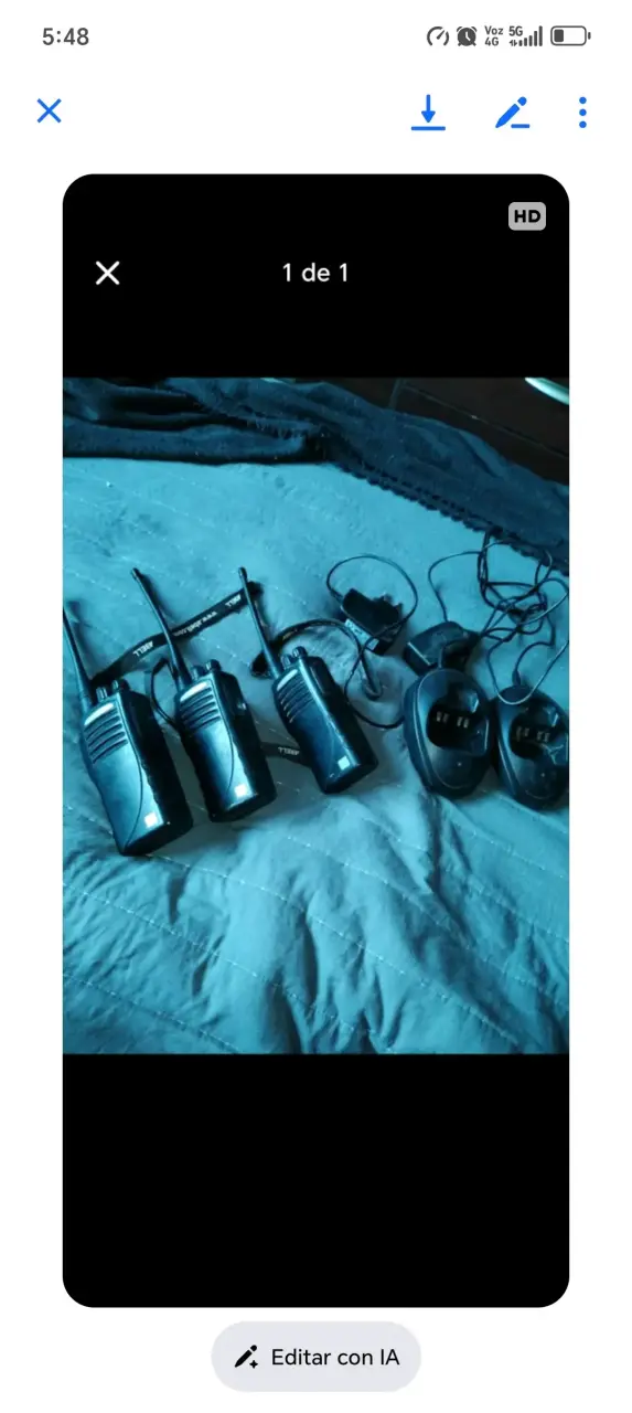 Set de walkie-talkies con cargadores